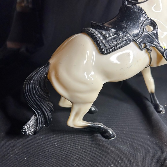 HARTLAND PLASTIC CO VTG Toy Horse, reins are damaged. Late 50s - Picture 7 of 9